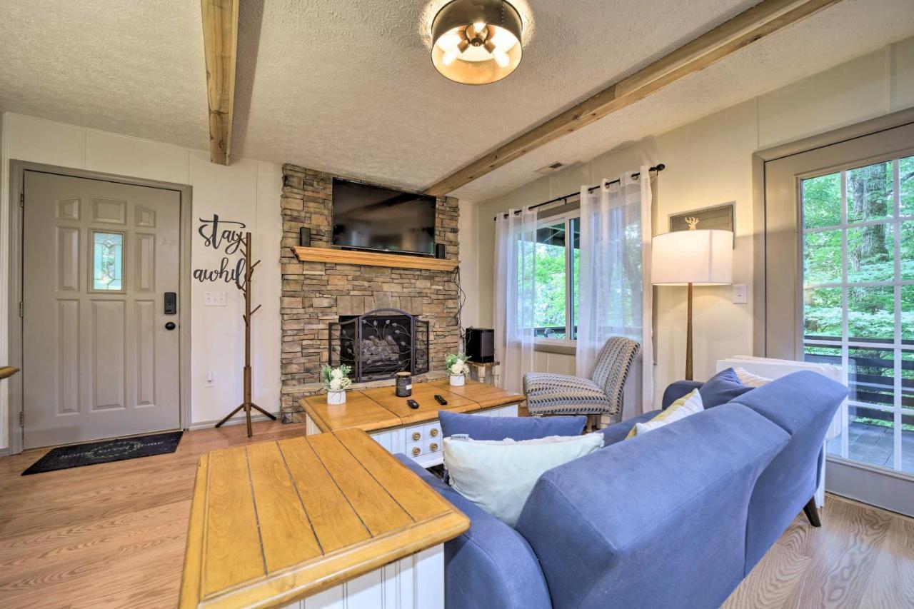 Charming Maggie Valley Getaway With Fire Pit! Kültér fotó