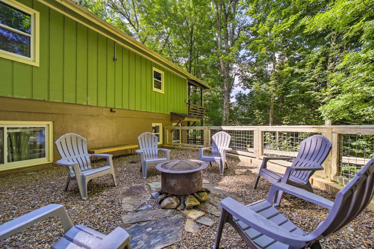 Charming Maggie Valley Getaway With Fire Pit! Kültér fotó